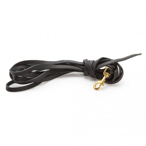 Leather Tracking leash 12 mm x 10 mtr.