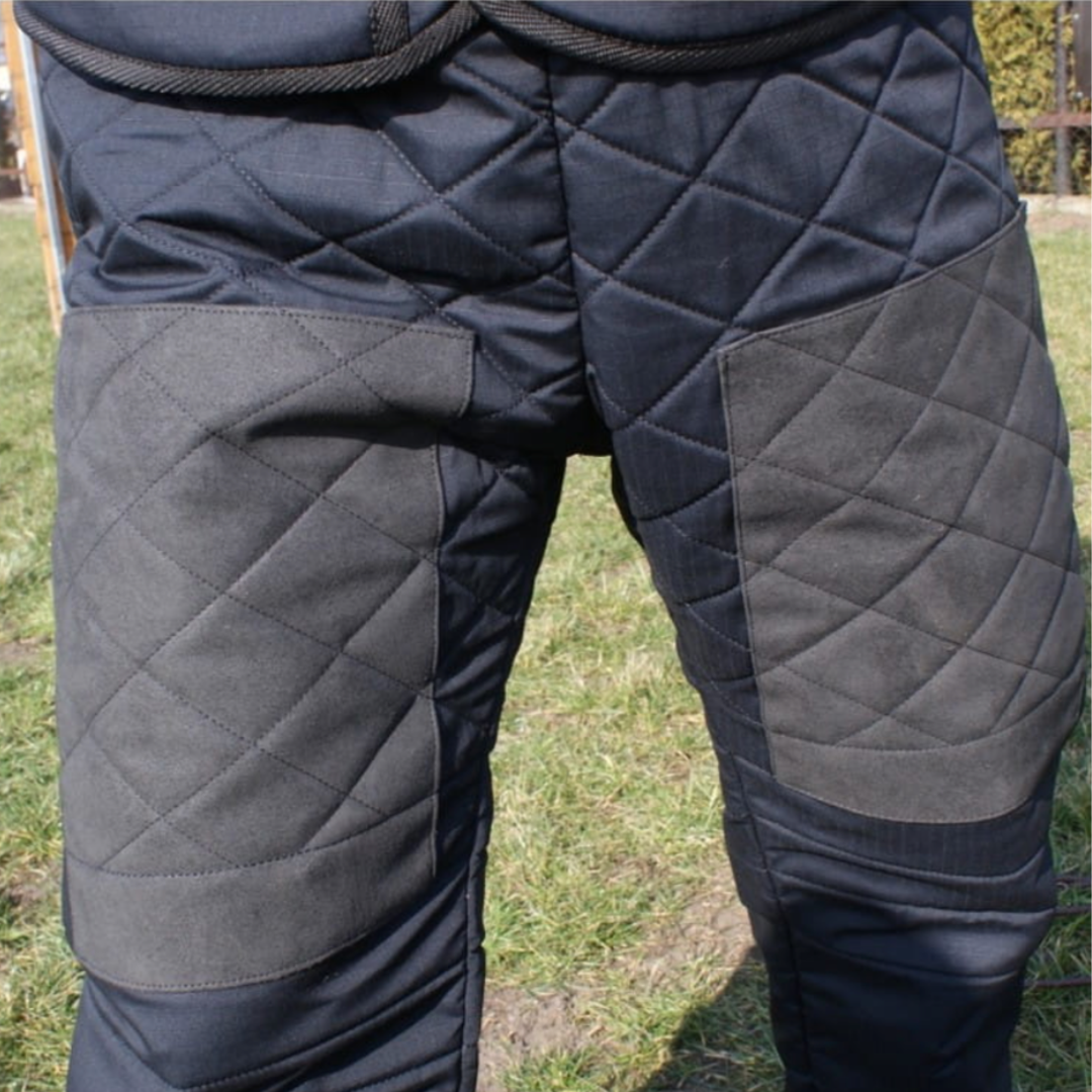IPO Scratch Pants met leren vakken - Afbeelding 3