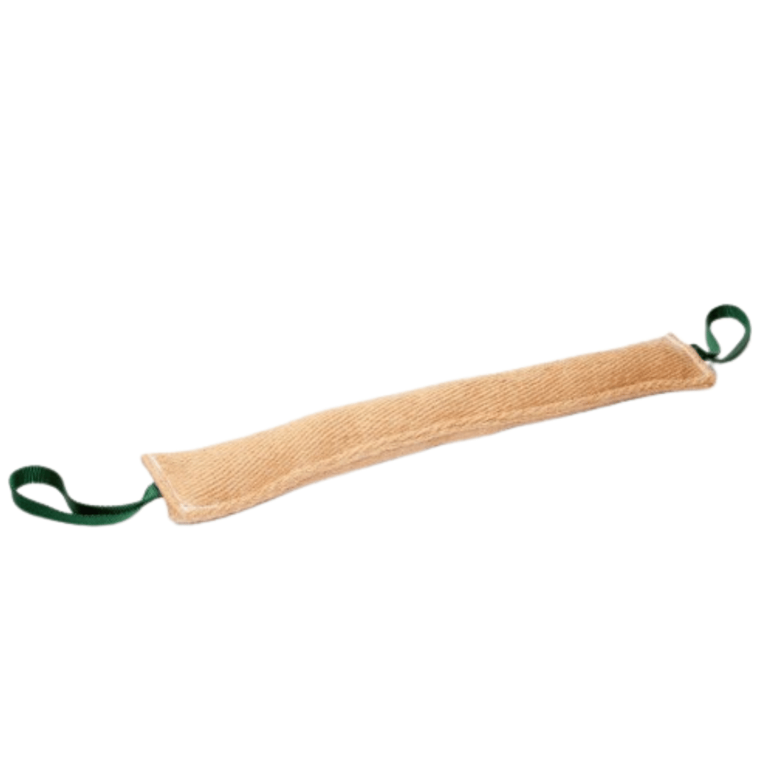 Jute bijtrol naturel, 2 handvaten